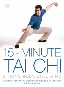 Michael featured on the front cover of Master Ding's book 15 Minute Tai Chi